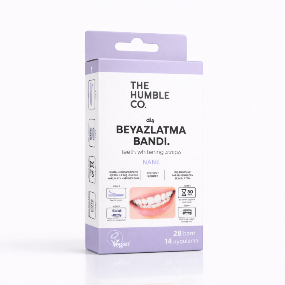 The Humble Co. Diş Beyazlatma Bandı Naneli 28'Li