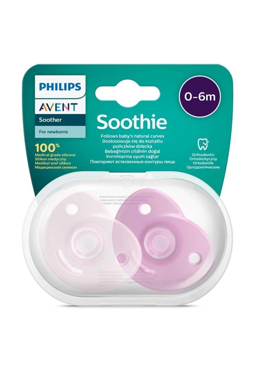 Philips Avent Philips Soothie Ortodontik Saklama Kutulu 2 Li Emzik 0-6 Ay