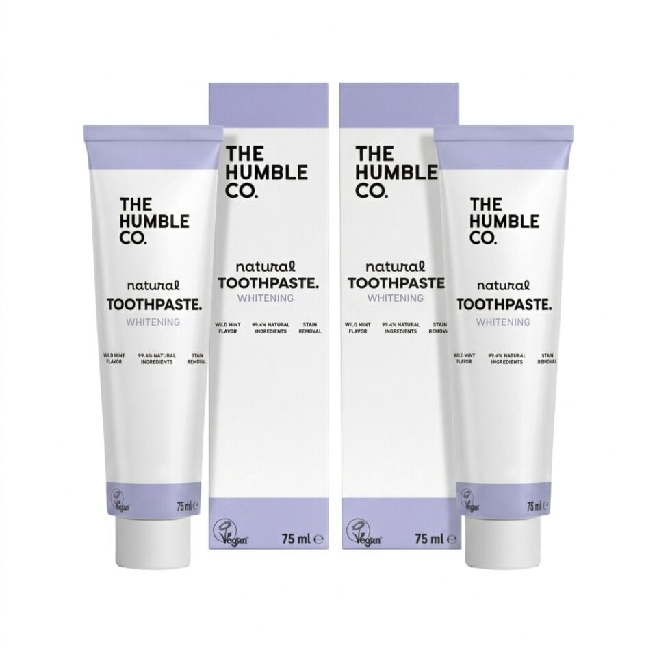 The Humble Co. Doğal Beyazlatıcı Diş Macunu 75 Ml 2 Li Set
