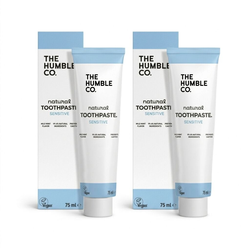 The Humble Co. Yetişkin Hassas Diş Macunu 75 Ml 2 Li Set