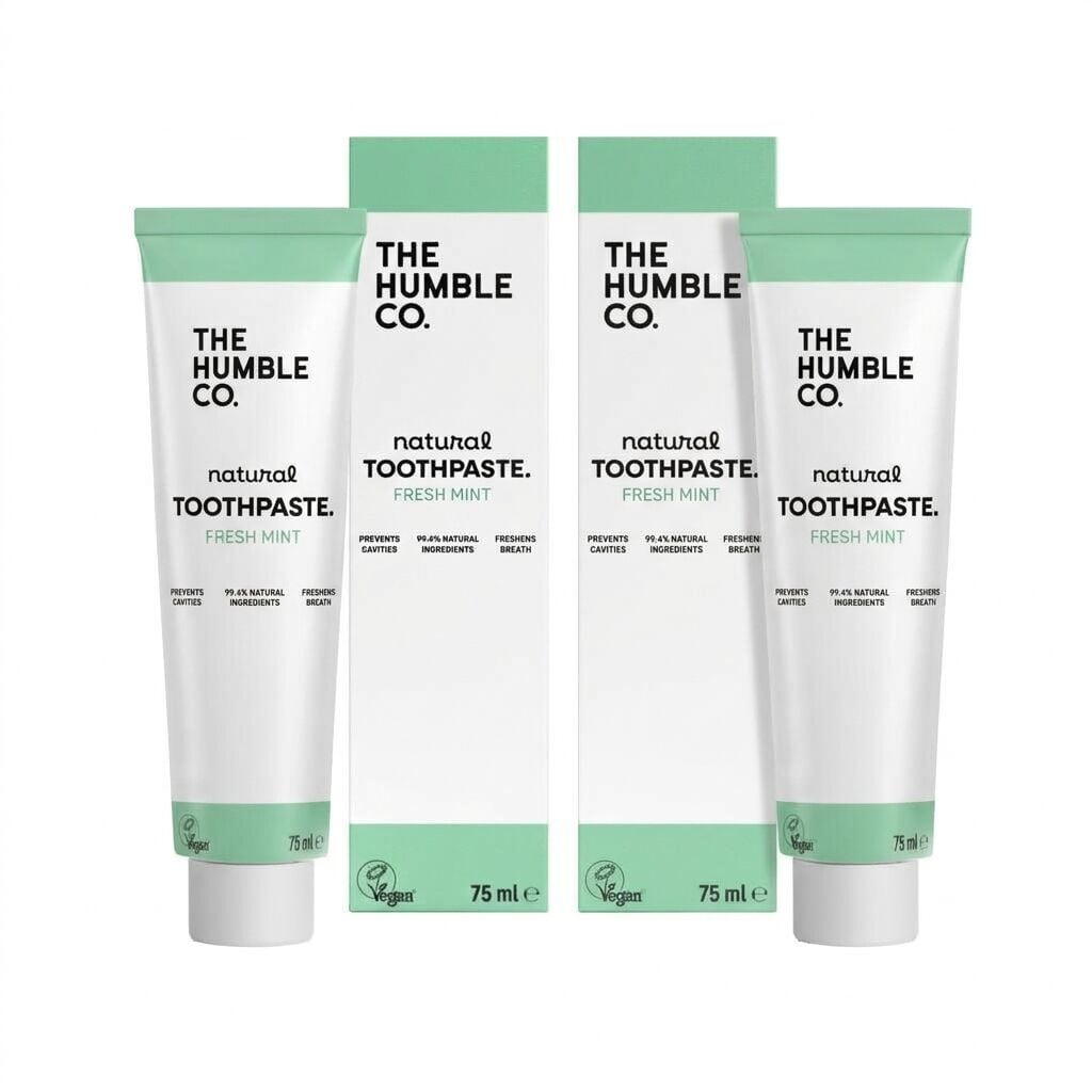 The Humble Co. Ferah Nane Doğal Diş Macunu  75 Ml 2 Li Set