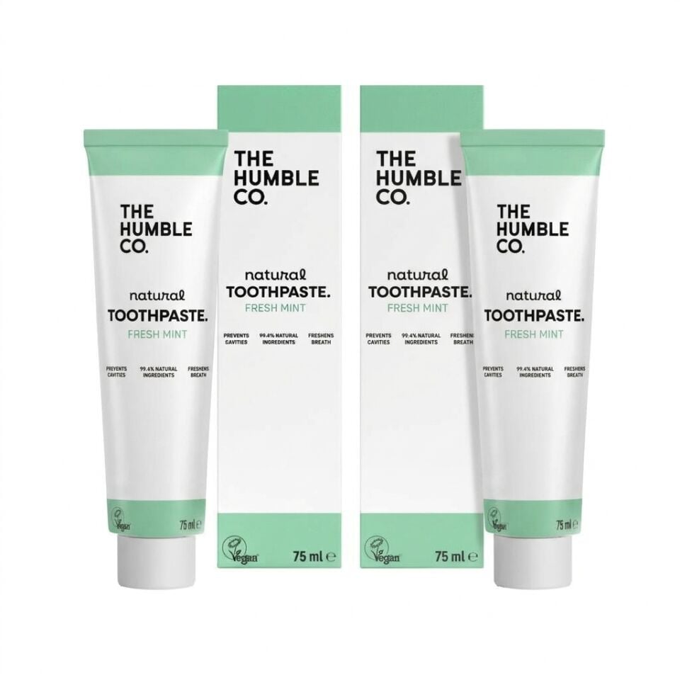 The Humble Co. Ferah Nane Doğal Diş Macunu  75 Ml 2 Li Set