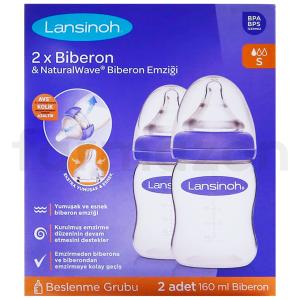 Lansinoh Natural Wave Biberon Seti 2'li 160 ml - Mor