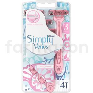 Gillette Venus Simply3 Bıçak 4'lü Blister