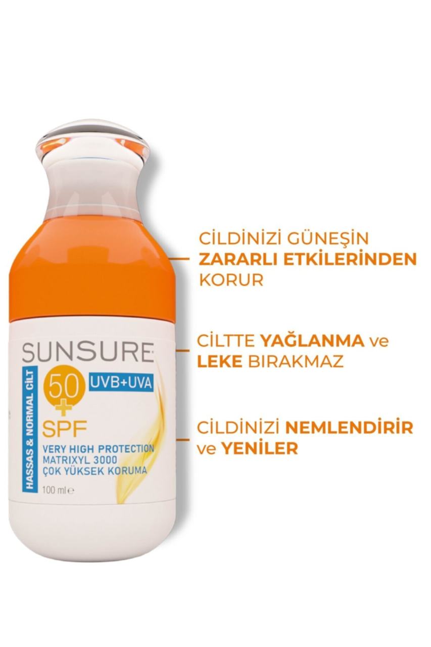 Dermo Clean Sunsure Hassas & Normal Cilt SPF50 100 ml