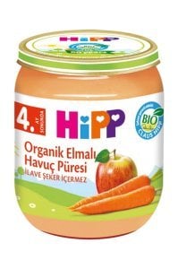 Hipp Organik Elmalı Havuç Püresi 125 gr