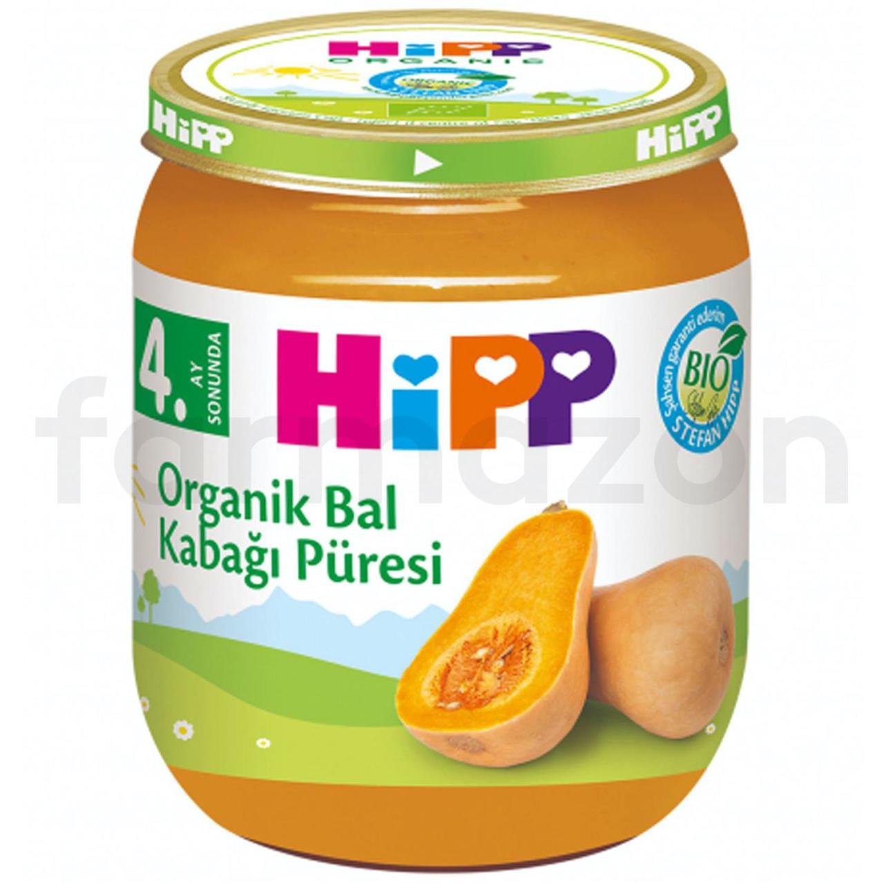 Hipp Kavanoz Maması Organik Bal Kabağı Püresi 125 gr