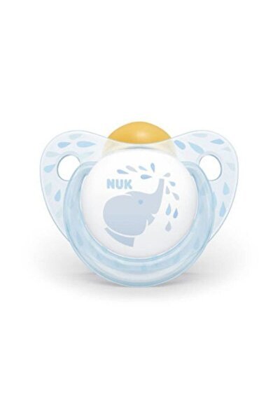 Nuk 734036 Baby Rose & Blue Latex Emzik (Kutulu) 6-18 Ay Mavi