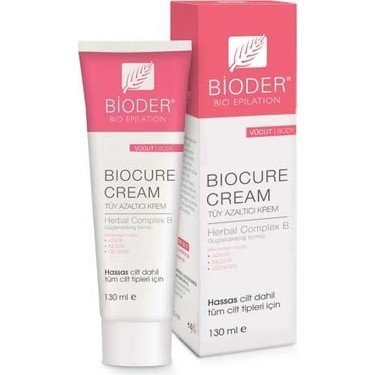 Bioder Biocure Tüy Azaltıcı Vücut Kremi 130 ml