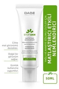 Babe Stop Akn Matlaştırıcı Nemlendirici Krem 50 ml