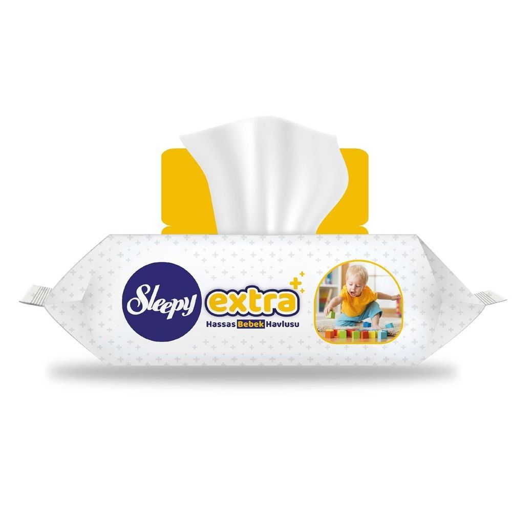 Sleepy Extra Hassas Kapaklı Islak Mendil 70'li