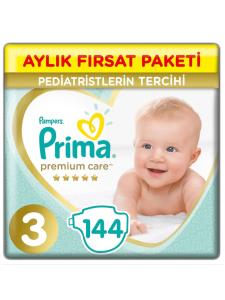Prima Premium Care 2 Numara Mini 60'lı Ekonomik Paket Bebek Bezi