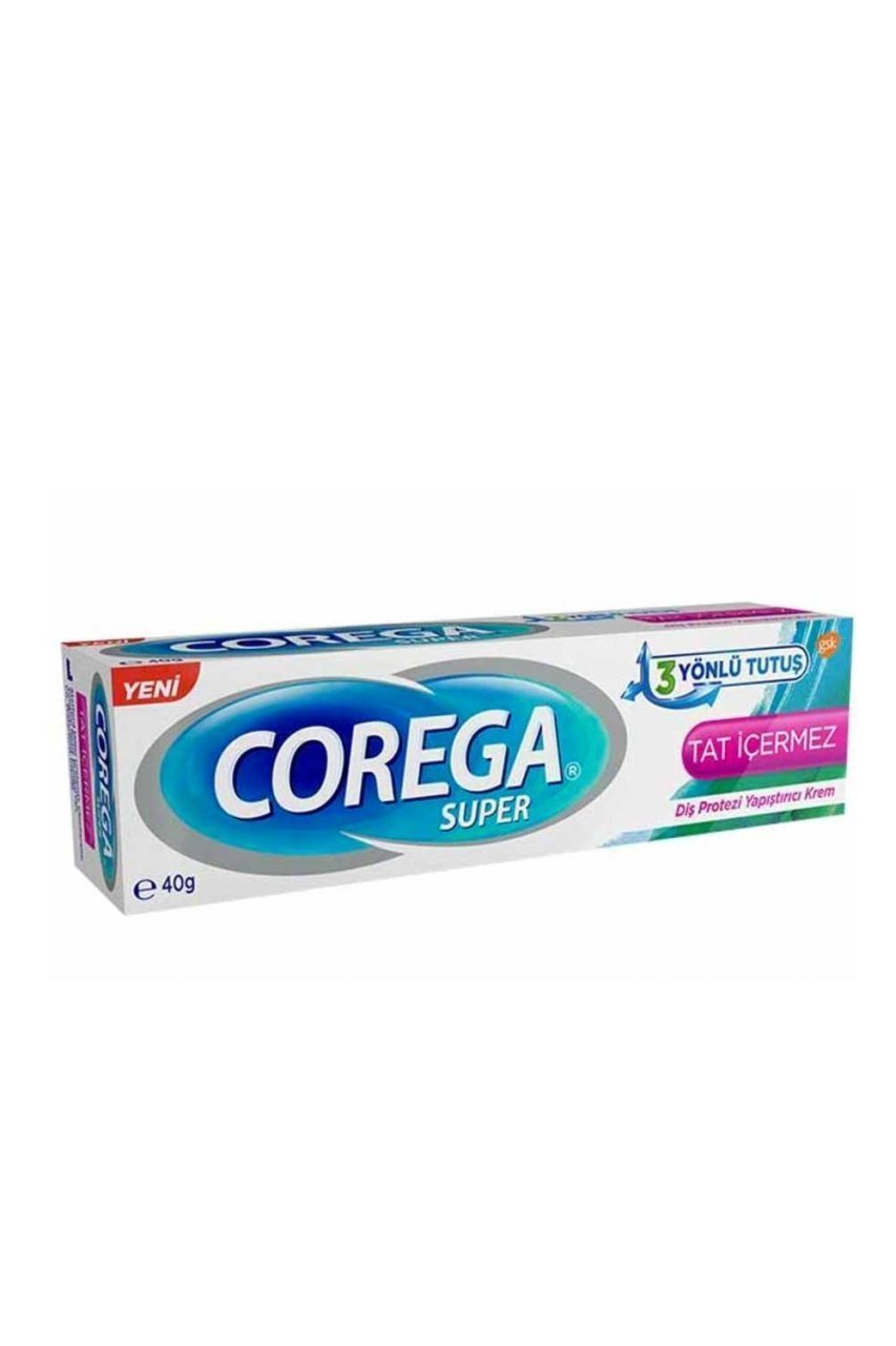 Corega Super Diş Protezi Yapıştırıcı Tat İçermez Krem 40 gr