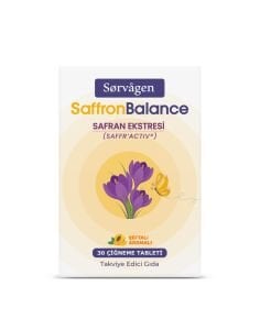 Sorvagen SaffronBalance Safran Çiğneme Tableti- 30 Tablet