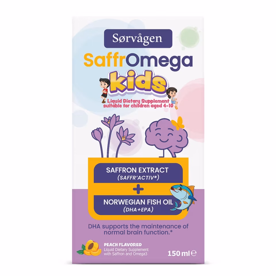Sorvagen SaffrOmega Kids ( Safran ve Omega3) 150 ml