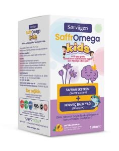 Sorvagen SaffrOmega Kids ( Safran ve Omega3) 150 ml