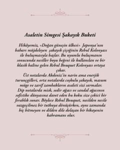 Rebul 250ml Bouquet Kolonya Cam Şişe
