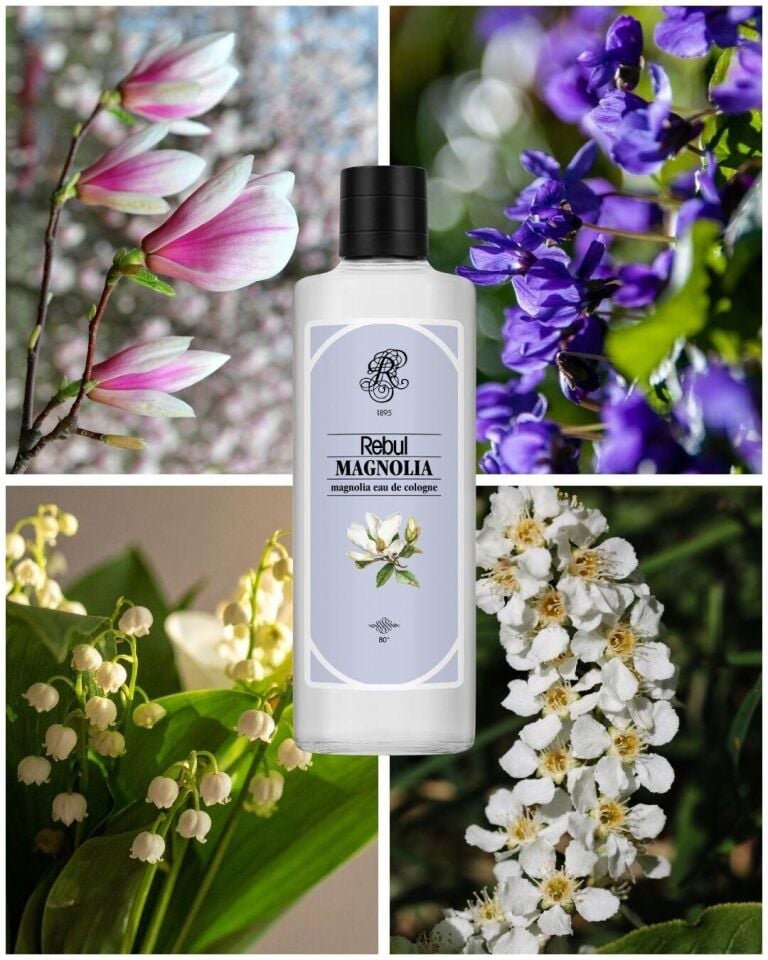 Rebul 250ML Magnolia Kolonya Cam şişe