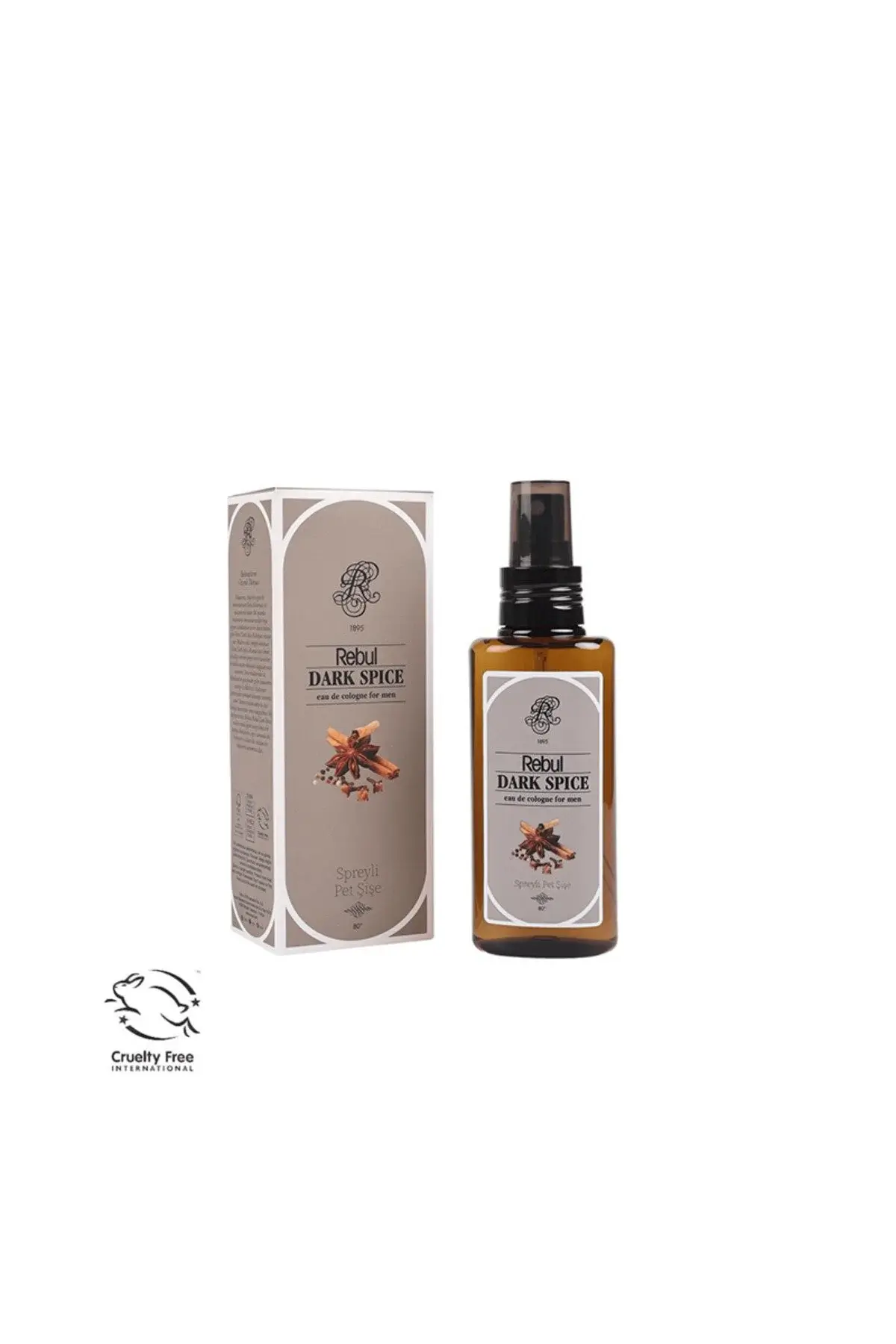 Rebul Kolonya 125 Ml Dark Spice Spreyli Pet Kutulu
