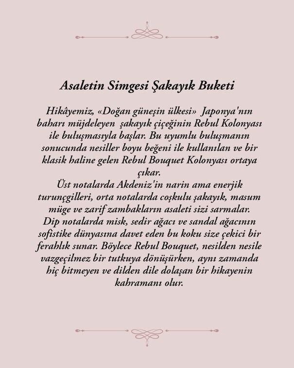 Rebul Bouquet Edc 250 ml - 3 Adet