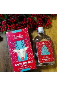 Pomellos Yılbaşı Kolonya- Happy New Year (250 ML, 80 DERECE, CAM ŞİŞE, YENİ YIL)