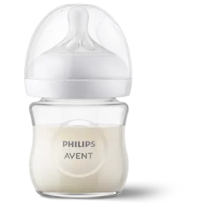 Philips Avent Doğal Tepkili Cam Biberon, 120ml, 0-3 Ay, SCY930/01