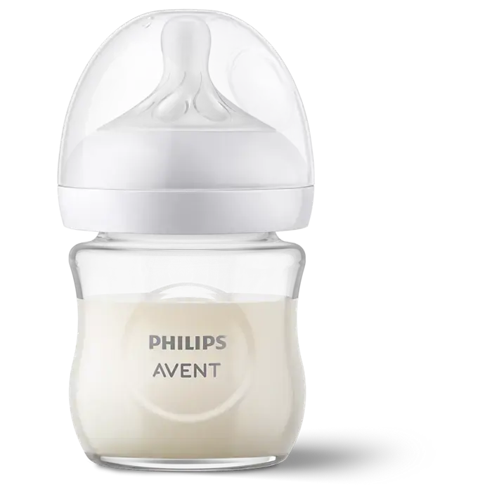 Philips Avent Doğal Tepkili Cam Biberon, 120ml, 0-3 Ay, SCY930/01