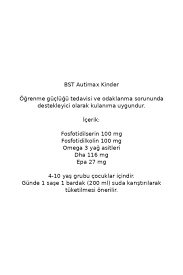 BST SUPPLEMENT Autimax Kinder 30 Saşe