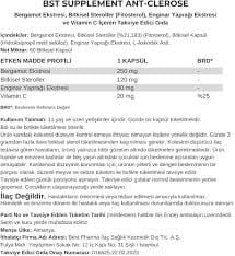 BST SUPPLEMENT Ant-Clerose 60 Kapsül