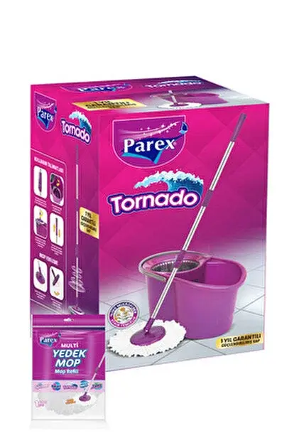 Parex Tornado Döner Başlıklı Temizlik Seti