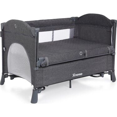Yoyko Exclusive Comfort 8 In 1 Park Yatak Oyun Parkı Koyu Gri 70 X 110 Cm
