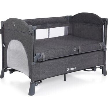Yoyko Exclusive Comfort 8 In 1 Park Yatak Oyun Parkı Koyu Gri 70 X 110 Cm