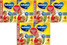 Bebelac 1200GR (800GR+400GR) No:4 Devam Sütü (1+ Yaş) Avantaj Pk (3 Lü Set)