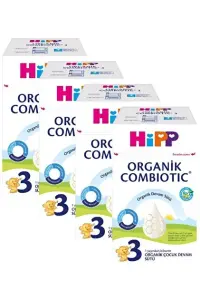 Hipp 3 Combiotic Organik Devam Sütü 600 gr X 4 Adet