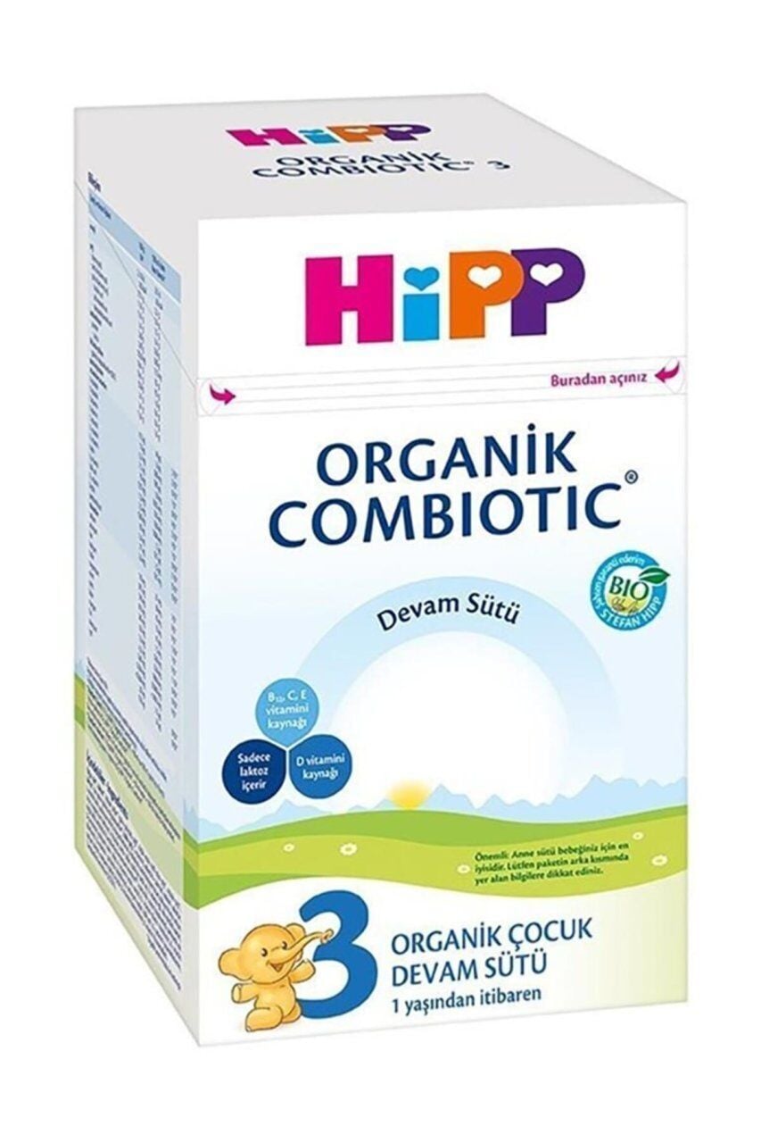 Hipp Organik Combiotic Devam Sütü 600GR No:3 (1 Yaşından İtibaren)