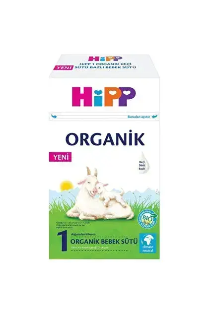 Hipp 1 Organik Keçi Sütü Bazlı Bebek Sütü 400 gr X 5 Adet