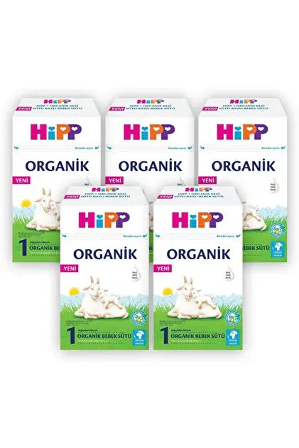 Hipp 1 Organik Keçi Sütü Bazlı Bebek Sütü 400 gr X 5 Adet