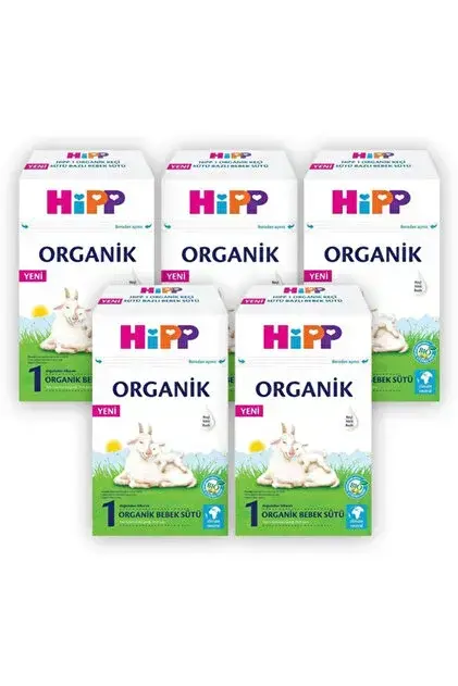 Hipp 1 Organik Keçi Sütü Bazlı Bebek Sütü 400 gr X 5 Adet