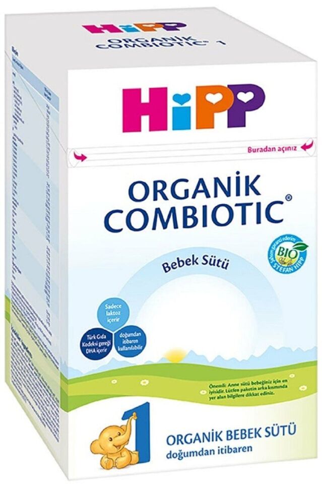 Hipp Organik Combiotic Bebek Sütü 600GR No:1 (0-6 Ay) Doğumdan İtibaren