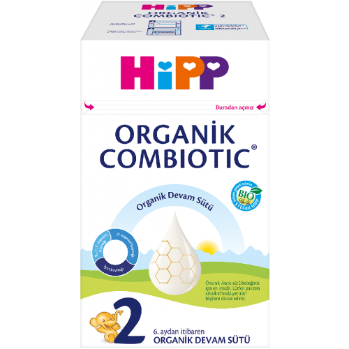 Hipp Organik Combiotic Devam Sütü 600GR No:2 (6-12 Ay)