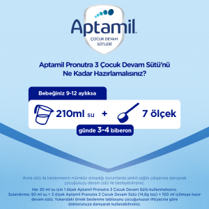 Aptamil 3 Prebiyotikli Devam Sütü 800 Gr