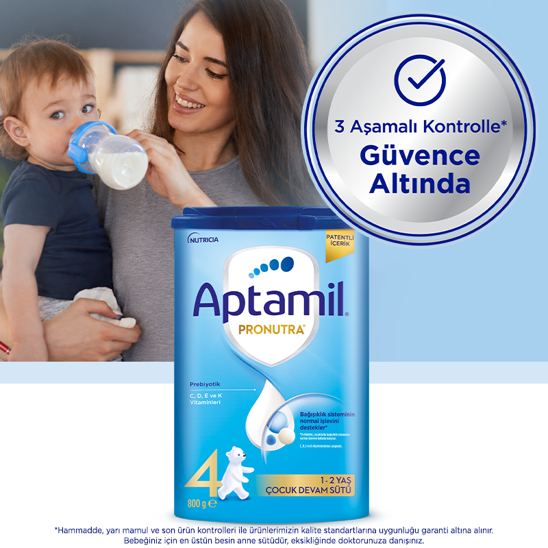 Aptamil 4 Pronutra Devam Sütü 800 g 1 Yaş+ Akıllı Kutu x 2 Adet
