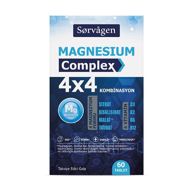 Sorvagen  Magnesium Complex 4x4- 60 Tablet