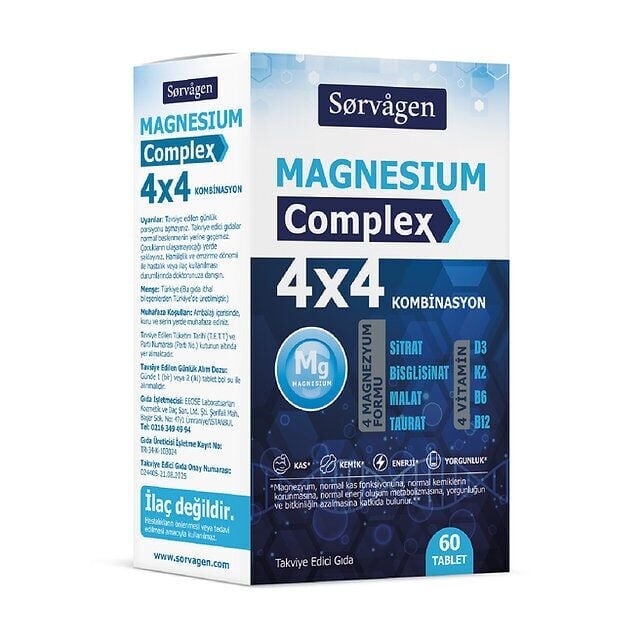 Sorvagen  Magnesium Complex 4x4- 60 Tablet