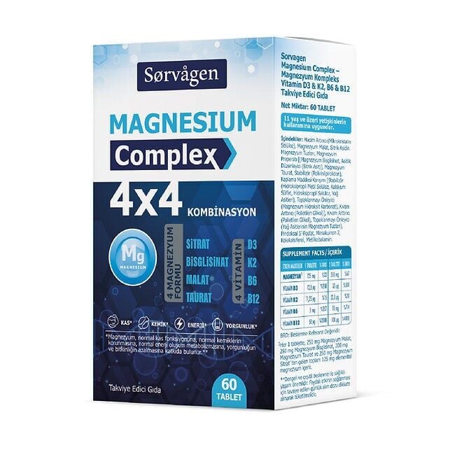 Sorvagen  Magnesium Complex 4x4- 60 Tablet