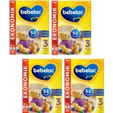 Bebelac 3 Numara 800 GR 9-12 Ay 4`lü Avantaj Paketi (3200GR)