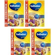 Bebelac 3 Numara 800 GR 9-12 Ay 4`lü Avantaj Paketi (3200GR)