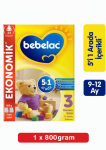Bebelac 3 Devam Sütü 9-12 Ay 800 Gr