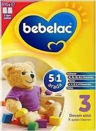 Bebelac 3 Devam Sütü 9-12 Ay 800 Gr