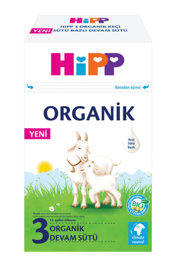 Hipp 3 Organik Keçi Sütü Bazlı Devam Sütü 400 gr X 3 Adet